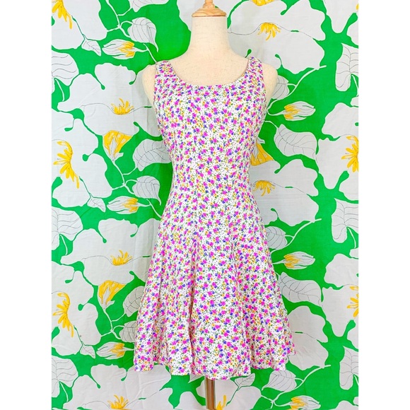 Vintage Dresses & Skirts - Cute Vintage 70s Style Cotton Summer Dress